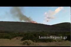 Πυρκαγιά σήμανε συναγερμό στη Φθιώτιδα [photo+video]