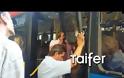 Σπάσαν οι πόρτες σε εν κινήση λεωφορείο του ΟΑΣΘ