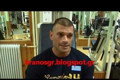 Ο Πρωταθλητής Ίλαρχος του Bodybuilding Γιώργος Μαργαρίτης στο kransogr
