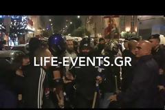 Ξύλο στη Θεσσαλονίκη για την «Ώρα του Διαβόλου» – Ντου από Ιερό Λόχο και πάτερ Κλεομένη