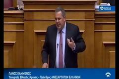 Καμμένος: Δεν υπάρχει οριστική συμφωνία για τα F-16 [video]