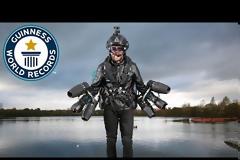 Εφευρέτης με Jetpack τύπου Iron Man καταγράφει ρεκόρ Guinness για την ταχύτερη πτήση [video]