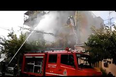 Χανιά: Μεγάλη φωτιά σε σπίτι στη Νέα Χώρα [photo+video]