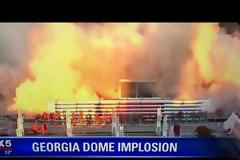 Εντυπωσιακές εικόνες από την κατεδάφιση του Georgia Dome (βίντεο)