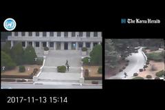 Η δραματική στιγμή που Βορειοκορεάτης στρατιώτης προσπαθεί να αυτομολήσει και δέχεται πυρά