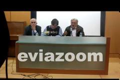 Ένταση στην ομιλία του Υφυπουργού Παιδείας στη Χαλκίδα – Διαδηλωτές διέκοψαν την εκδήλωση (ΦΩΤΟ & ΒΙΝΤΕΟ)