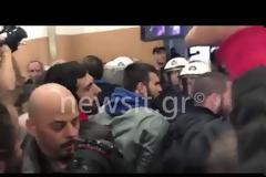 Ξύλο στο Ειρηνοδικείο για τους πλειστηριασμούς