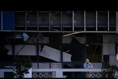 ΟΙ ΔΡΑΣΤΕΣ ΠΥΡΟΒΟΛΗΣΑΝ ΚΑΤΑ ΤΟΥ ΦΥΛΑΚΑ ΤΟΥ ΚΤΗΡΙΟΥ ΤΟΥ ΕΦΕΤΕΙΟΥ ΑΘΗΝΩΝ