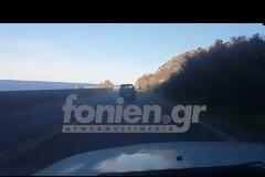 Τρομακτικό: Μεθυσμένος οδηγός στην Εθνική οδό Χανίων-Ρεθύμνου κάνει «ζιγκ-ζαγκ» με το αμάξι του (βίντεο)