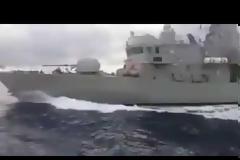 Βίντεο - Ντοκουμέντο: Η στιγμή που το σκάφος της τουρκικής ακτοφυλακής ακουμπά την κανονιοφόρο «Νικηφόρος»