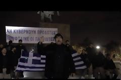 Περήφανοι Κρητικοί διαδηλώνουν για τη Μακεδονία στον Λευκό Πύργο. [Βίντεο]