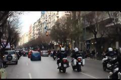Θεσσαλονίκη: Μηχανοκίνητη πορεία «μπάσταρδων προδοτών» κατά του συλλαλητηρίου - [Βίντεο-Εικόνες]