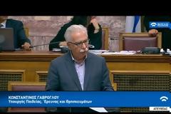 ΝΙΚΟΣ ΜΩΡΑΙΤΗΣ (ΚΚΕ) στη ΒΟΥΛΗ: Να μη γίνει η συγχώνευση των 1ου και 2ου Δημοτικών Σχολείων Βόνιτσας (VIDEO)