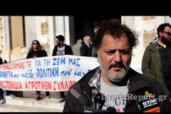 Λαμία: Με τα τρακτέρ στο κέντρο της πόλης - Έκλεισαν πάλι την εθνική οδό [photo+video]