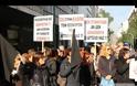 Φωτογραφίες και βίντεο της κινητοποίησης του Συλλόγου ΑΞ.Ι.Α έξω από το Υπουργείο Εργασίας