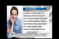 Σπείρα διαρρηκτών “ρημάζει” τα θέατρα της Αθήνας! Θύμα και ο Δημήτρης Μακαλιάς