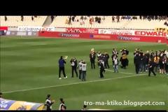 Συγκίνηση νωρίτερα στο ΟΑΚΑ - Οι Κυπελλούχοι της ομάδας μπάσκετ της ΑΕΚ αποθεώθηκαν [video]