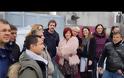 Μαριάννα Τουμασάτου και Αλέξανδρος Σταύρου στα αντίσκηνα των εργαζομένων του Mega