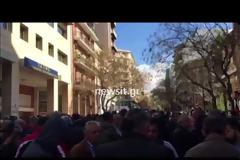 Ένταση με τους ταξιτζήδες στο Σύνταγμα