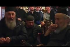 10349 - Ο Ηγούμενος της Ιεράς Μονής Δοχειαρίου συνομιλεί με τον Αρχιεπίσκοπο Ουκρανίας (βίντεο)