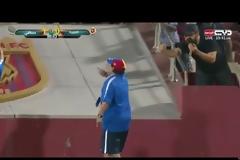 Η ομάδα του ισοφάρισε και ο Μαραντονα...τρελάθηκε