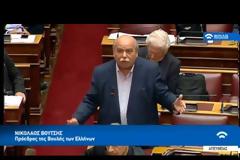 Ύβρεις και απειλές από τον χρυσαυγίτη Λαγό στη Βουλή - Επενέβη η φρουρά! (ΒΙΝΤΕΟ)