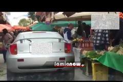Απλά Θεούλης - Αυτός είναι ο πιο yolo Έλληνας οδηγός: Μπήκε με το αυτοκίνητο σε λαϊκή αγορά [video]