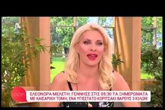 Ελένη Μενεγάκη: Αποκάλυψε τι της έστειλε η Ελεονώρα Μελέτη μετά τη γέννα της!