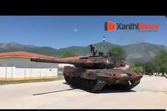 Με Leopard κέρασαν στον Στρατηγό Καμπά ένα ποτήρι κρασί για την ονομαστική του εορτή!!!| Απίστευτο video – φωτογραφίες
