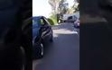 Απίστευτο τροχαίο - Αυτοκίνητο σφηνώθηκε σε νταλίκα στα Χανιά [photos+video]