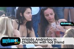 Η ΒΡΙΣΗΙΔΑ ΑΝΔΡΙΩΤΟΥ ΣΤO MYKONOS LIVE TV,